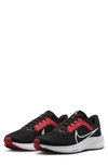 Nike Air Zoom Pegasus 40 Running Shoe In Black/ Light Crimson/ White