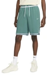 Nike Men's Dri-fit Dna 10" Basketball Shorts In Mineral Teal/ White