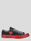 Comme Des Garçons Play Chuck 70 Sneakers In <p>come Des Garcons Play X Converse Heart Graphic Print Low Sneakers