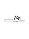 Dolce & Gabbana Logo Slides In White