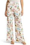 Favorite Daughter The Friday Pants In Valencia Print White