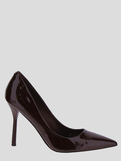 Jeffrey Campbell Pumps In <p> Dark Brown Pumps In Leather With Pointed Toe