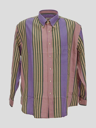 Lc23 Multicolor Striped Shirt In Multicolour