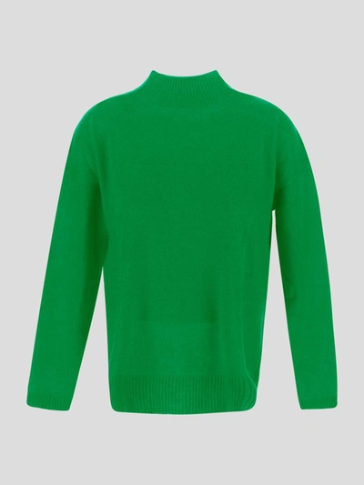 Malebolge Viii Knit Mockneck Sweater In Green