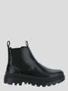 Palladium Woman Ankle Boots Black Size 7 Leather In Black