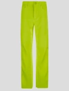 Sportmax Egemone Crepe Duchesse Wide Pants In <p> Egemone Trousers In Bright Yellow Polyester