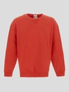 Ten C Man Sweatshirt Orange Size Xxl Cotton