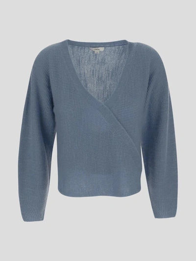 Vince Sweaters In Blue
