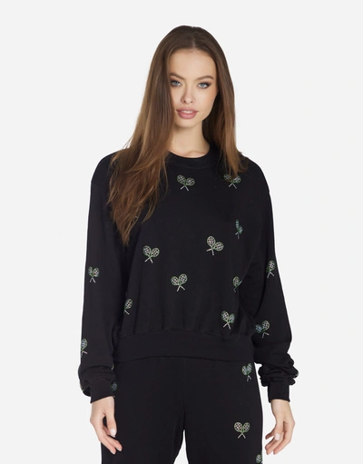 Lauren Moshi Spalding Moshi Tennis Club In Black