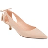 Journee Collection Collection Women's Bindi Kitten Heel In Brown