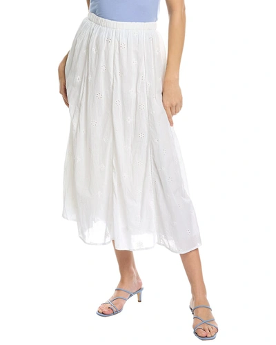 Velvet By Graham & Spencer Wynne Skirt In White
