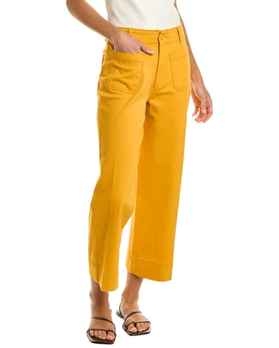 Bagatelle Cropped Cotton Twill Pants In Nocolor