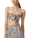 ALICE AND OLIVIA LIVIA HALTER TOP