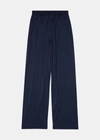 Balenciaga Drop-crotch Trousers In Navy