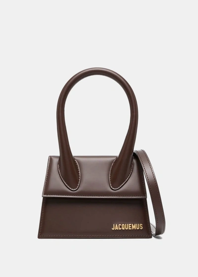Jacquemus Le Chiquito Moyen Bag -  -  Brown - Leather