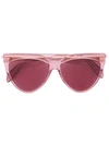 ALEXANDER MCQUEEN Piercing Shield sunglasses,AM0087S12079338
