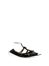 13 09 Sr Tootsy Ballet Crystal Embellished Leather Flats