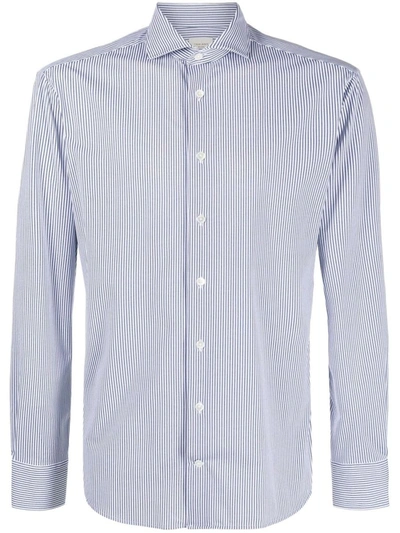 Traiano Milano Stripe-pattern Shirt In 162