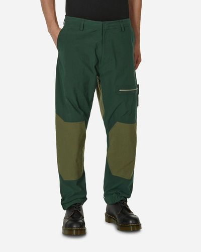 Phingerin Moving Diagonal Trousers In Green