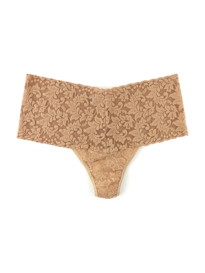 Hanky Panky Retro Lace Thong In Orange