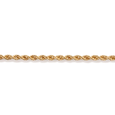 Aurate New York Gold Rope Chain Bracelet In Yellow