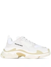 Balenciaga Triple S Low-top Sneakers With Chunky Maxi Sole In White