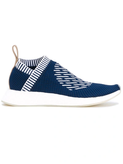 Adidas Originals Nmd_cs2 Primeknit Sneakers In Blue