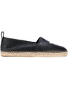 GIVENCHY star patch espadrilles,RUBBER100%