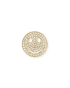 SYDNEY EVAN LARGE PAVE DIAMOND HAPPY FACE STUD EARRING,PROD198800881