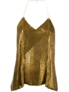 BALMAIN sequin embellished top,DRYCLEANONLY