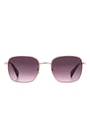 RAG & BONE 52MM GRADIENT SQUARE SUNGLASSES