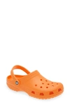 Crocs Classic Clog In Orange Zing