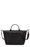 LONGCHAMP MEDIUM LE PLIAGE LEATHER SHOULDER TOTE