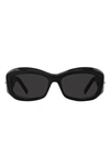 GIVENCHY 56MM SQUARE SUNGLASSES