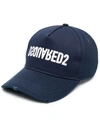Dsquared2 Logo-print Baseball Cap In Navy Blue