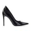 Michael Kors Keke Black Patent Leather Pump In Black