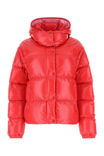 Moncler Giacca-4 Nd  Female In Red
