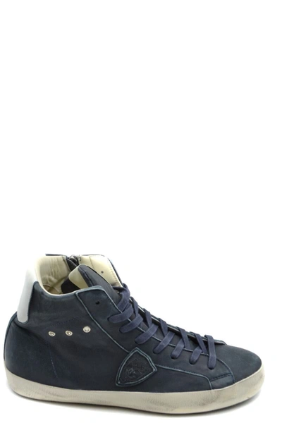 Philippe Model High-top Sneakers In Blue