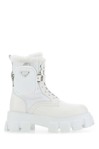 Prada Boots In White