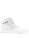 Philipp Plein Skull Lace-up Sneakers In White