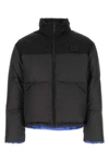 Versace Zip-fastening Padded Jacket In Black