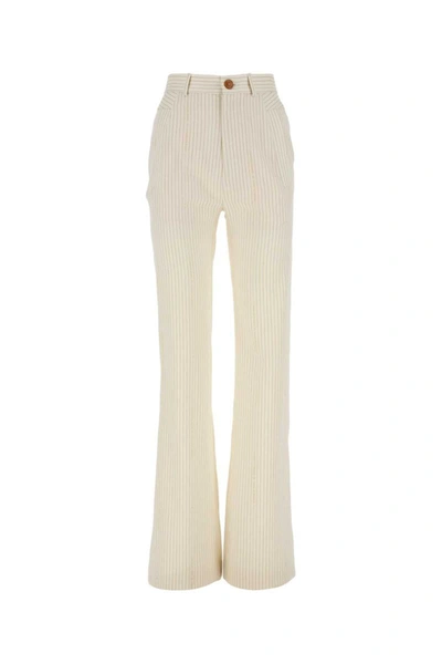 Vivienne Westwood Off-white High Waisted Trousers In Beige