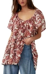 FREE PEOPLE KAUAI PRINT TUNIC TOP