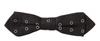 DOLCE & GABBANA DOLCE & GABBANA BLACK WHITE POLKA DOT 100% SILK NECK PAPILLON MEN'S TIE