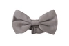 Dolce & Gabbana Gray 100% Silk Adjustable Neck Papillon Tie In Gray