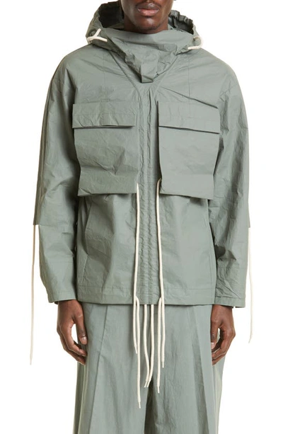 Craig Green Khaki Drawstring Jacket In Green