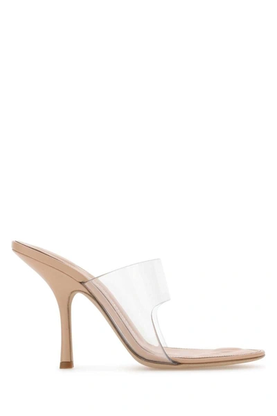 Alexander Wang Nudie 105 Heeled Sandals In Cream