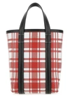 Balenciaga Small Barbes Shopping Bag In Printed Leather In Printed