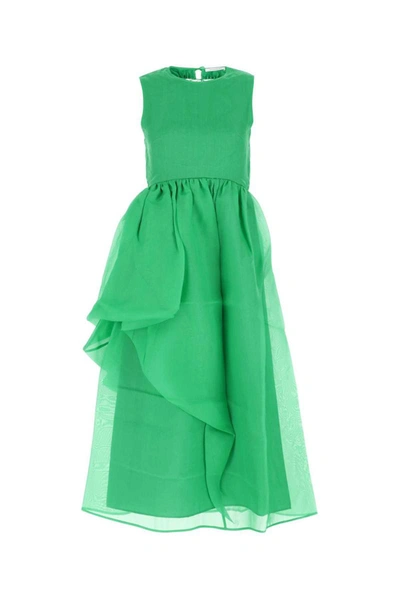 Cecilie Bahnsen Long Dresses. In Green