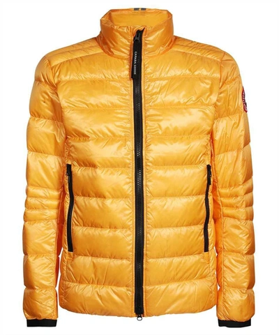 Canada Goose Yellow Crofton Down Jacket In Orange